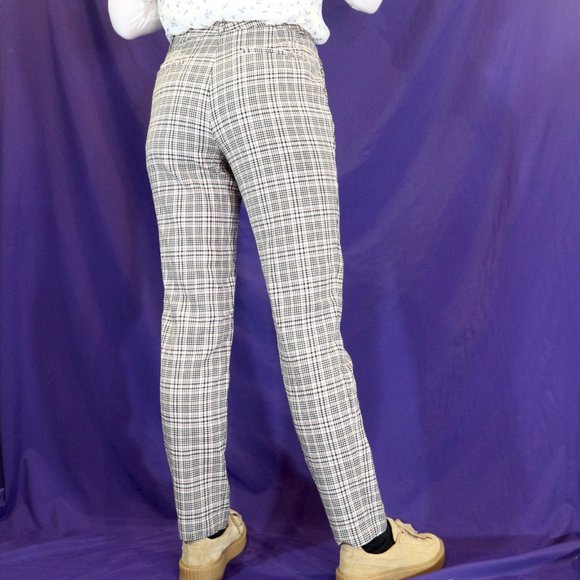 Massimo Dutti Beige Plaid Pants - Picture 2 of 4